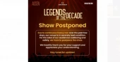 ‘Legends of the Decade’ concert featuring Pakistan's rock icon Jal postponed due to bad weather