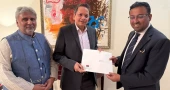 Adviser Kobir hands over PM's letter addressed to BJP National President