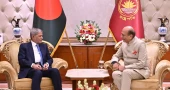 President stresses dialogue to resolve Bangladesh-India outstanding issues, seeks just sharing of common rivers’ waters