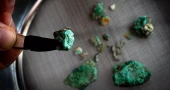 Ancient cave finds child bones, green minerals in Pyrenees