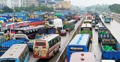 8-km tailback created on Dhaka-Ctg highway