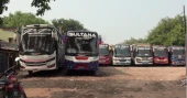 Dispute over toll collection halts bus services across Chapainawabganj routes