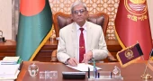 President calls for collective efforts to protect religious freedom on Durga Puja
