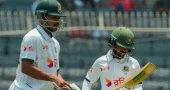 Shanto’s century takes Bangladesh to 301-4 against Pakistan