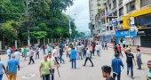 Protesters clash with police, ruling party activists as unrest spread in Ctg , 40 wounded