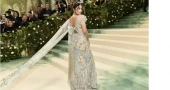 Alia Bhatt wears a Sabyasachi sari to the Met Gala