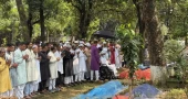 Mirza Abbas visits parents’ graves, offers Fateha