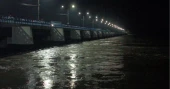 Teesta water level close to breaching danger mark in Lalmonirhat; short-term flooding feared
