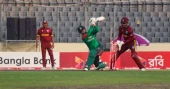 Bangladesh set a challenging total for West Indies in series decider