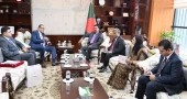 Palestinian Ambassador briefs Bangladesh’s Foreign Affairs Adviser