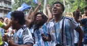Argentina fans celebrate group-stage sweep at DU’s TSC