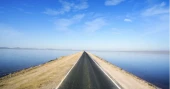Road to Heaven: Gujarat’s surreal highway flanked by water and salt pans