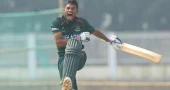 Shanto ton rescues Bangladesh, sets 266-run target for NZ in series decider