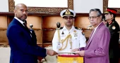 Newly appointed Canadian High Commissioner presents credentials to President Shahabuddin