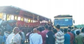 3 killed as night coach hits truck in Rangpur