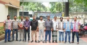 5 inter-district robbers held in Jatrabari with firearms, explosives