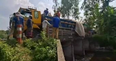 Two women killed as cement-laden truck crashes in Lalmonirhat