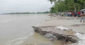 Madhumati River Erosion in Narail leaves 100 families homeless