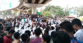 Polytechnic students block Satrastha intersection over 6-point demand