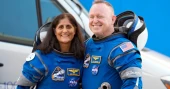 NASA astronauts return to earth after prolonged space mission delay