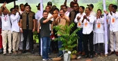 PM launches tree plantation drive in Barishal’s Gournadi, urges people to care for saplings