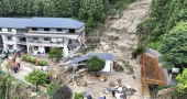 Mudslide kills 15 people near tourist site in China as rains from tropical storm Gaemi drench region