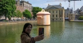 Giant inflatable artworks transform The Hague into open-air gallery