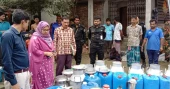 Six jailed as mobile court busts adulterated milk factory in Jashore