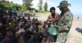 Over 300 Rohingyas  fleeing Myanmar arrive in Indonesia's Aceh after weeks at sea