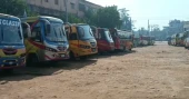 Strike halts bus services between Dhaka and 5 southern districts ahead of BNP's Faridpur rally