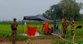 Kurigram push-in: BGB brings back family of four; five still stranded at zero line