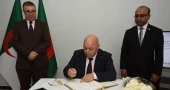 Algerian Minister signs condolence book at Bangladesh Embassy over jet crash