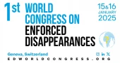 Geneva set to host first-ever World Congress on Enforced Disappearances