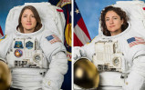 Space station's 2 women prep for 1st all-female spacewalk