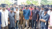 BSMRSTU students’ protest rolls into 9th day