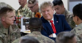Trump spends Thanksgiving in Afghanistan, visits with troops