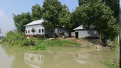 348 hectares of cropland flooded in Faridpur