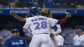Blue Jays hit 3 solo HRs, blank slumping Rangers 3-0