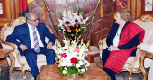 Outgoing Australian high commissioner calls on President Hamid