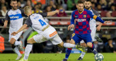 Messi closes year with 50 goals as Barcelona routs Alaves