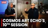 Artist Mahbubur Rahman at Cosmos Art Echo's 10th Session | Cosmos Art Echo | UNB