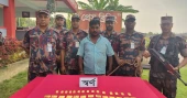 Indian truck driver held with 3.48kg gold bars at Sonamasjid port