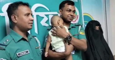 Infant rescued one month after abduction from Gazipur, 2 arrested