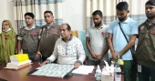 Two held with 1.7 lakh USD at Benapole check-post