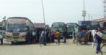 Road Transport Act: Bus drives go on indefinite strike in Kishoreganj