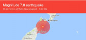 Magnitude 7.5 quake strikes in Pacific near New Caledonia