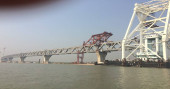 Padma Bridge’s 18th span installed
