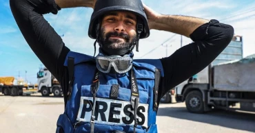 Photojournalist Motaz Azaiza from Gaza says ‘Last time you see me with this heavy, stinky vest’