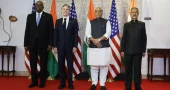 US and India reaffirm security ties as their top diplomats and defense officials hold talks