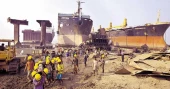 Shipbreaking worker falls to death in Chattogram's Sitakunda